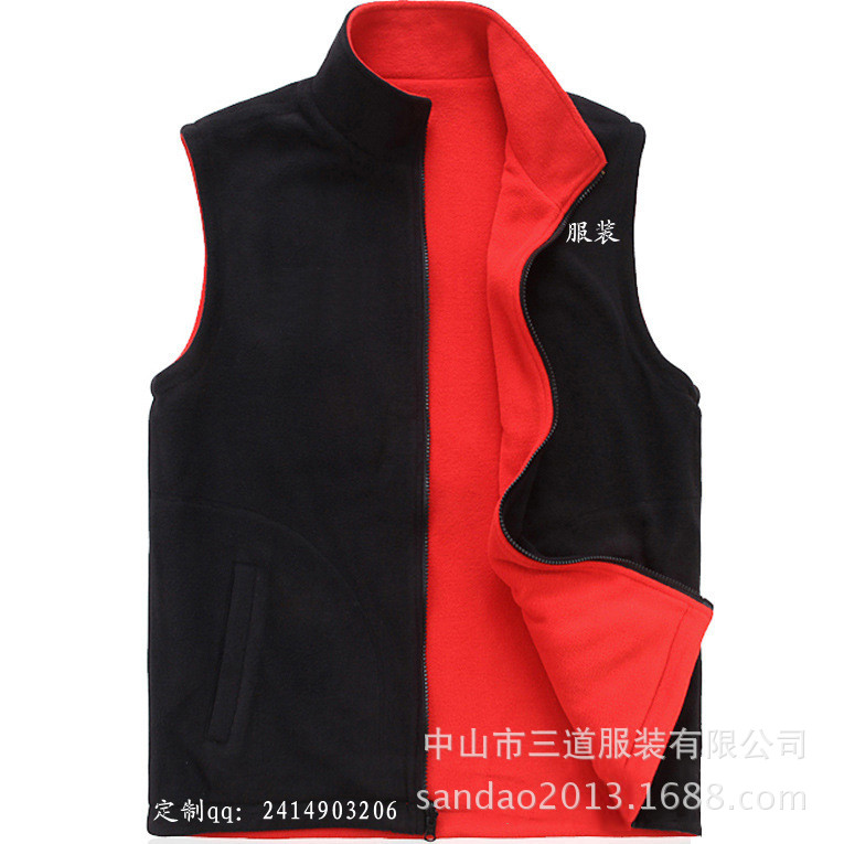 批发采购男式<em>马甲</em>-专业定做摇粒绒<em>马甲</em>背心 报