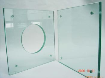 厂家供应磨砂灯具玻璃片/喷砂玻璃片艺术工艺镜片可加工定制