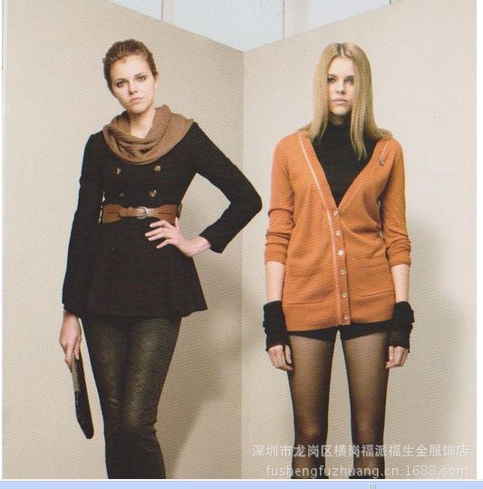 上海高档品牌春秋拉素女装新款上市低价批发就在福生金品牌女装图片