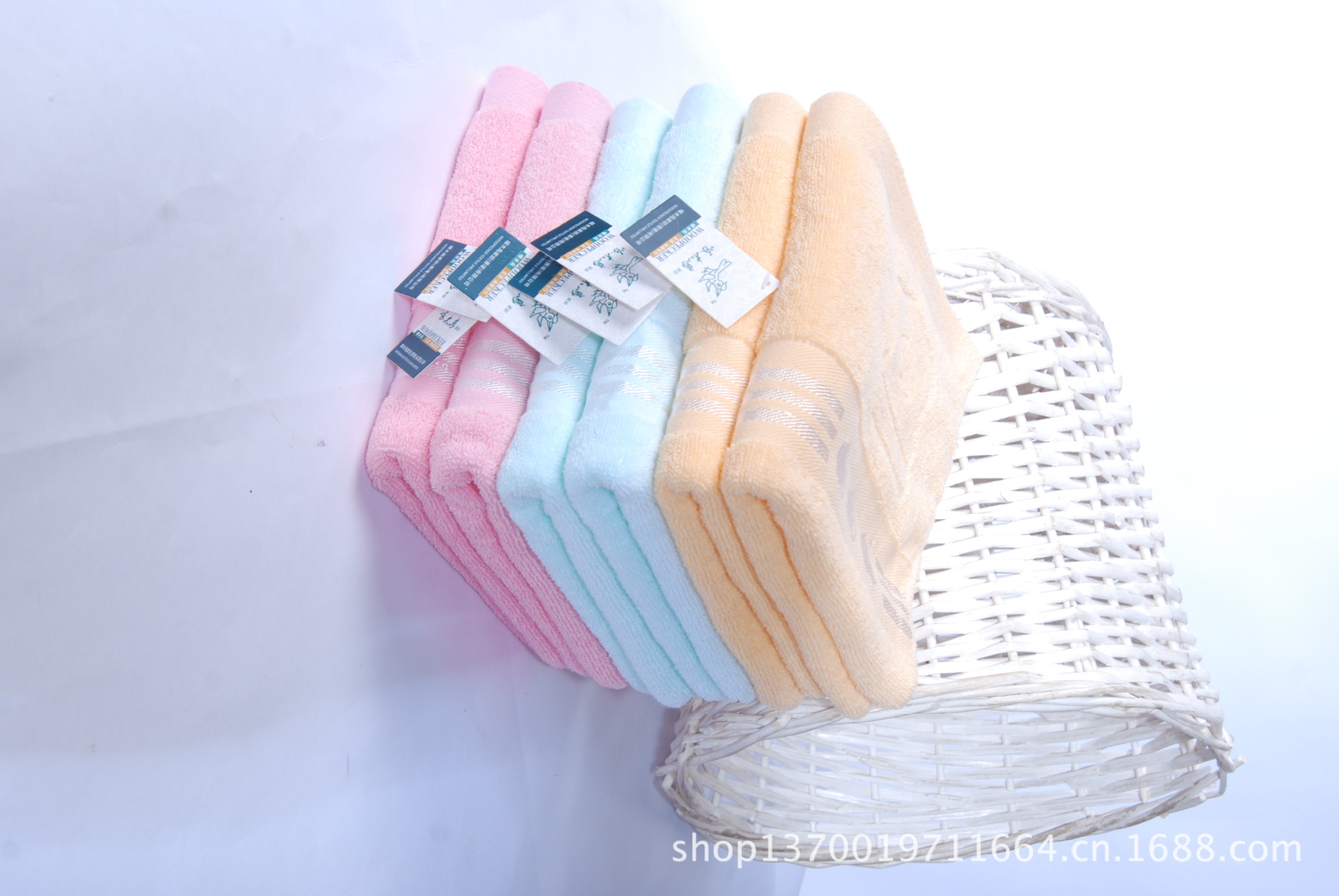 一枝花澡巾  大三条毛巾 批发毛巾