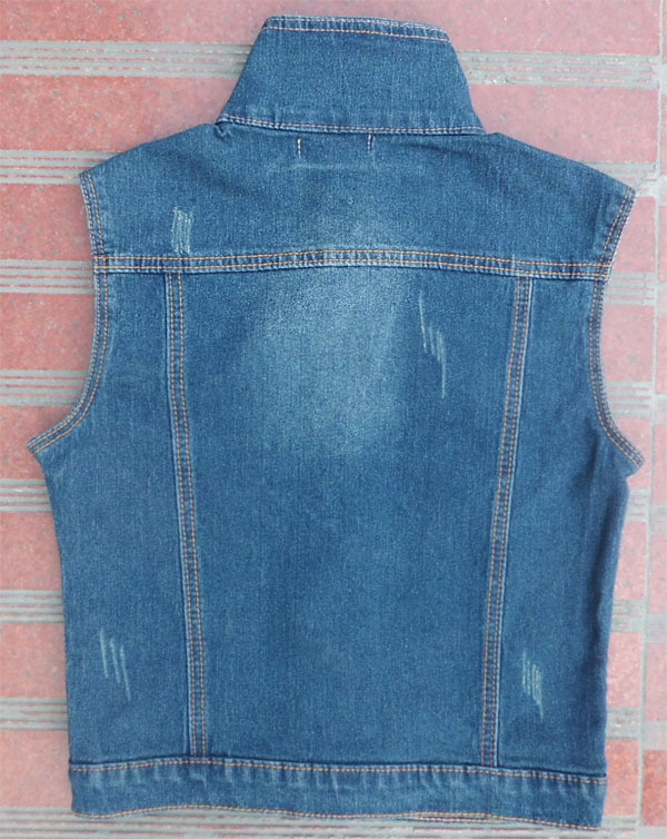 2013秋季新款<em>女式</em>牛仔<em>马甲批发</em> 少女马甲 女马