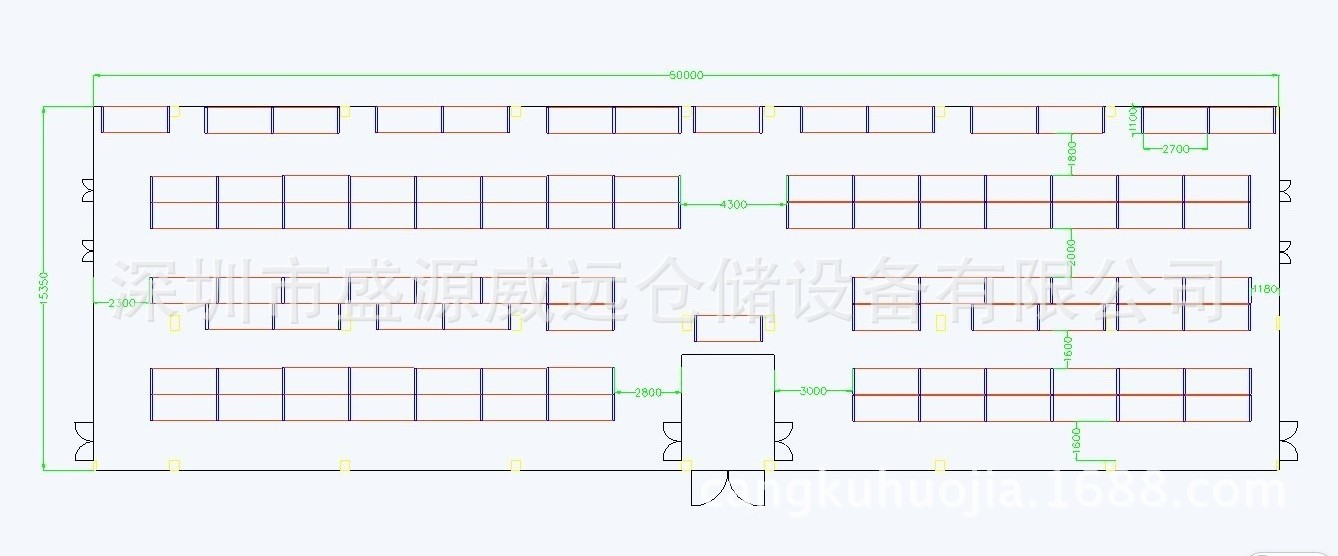 仓库示意图