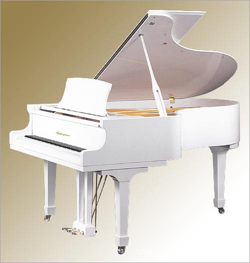【厂家供应UP-123豪华白色亮光立式钢琴】