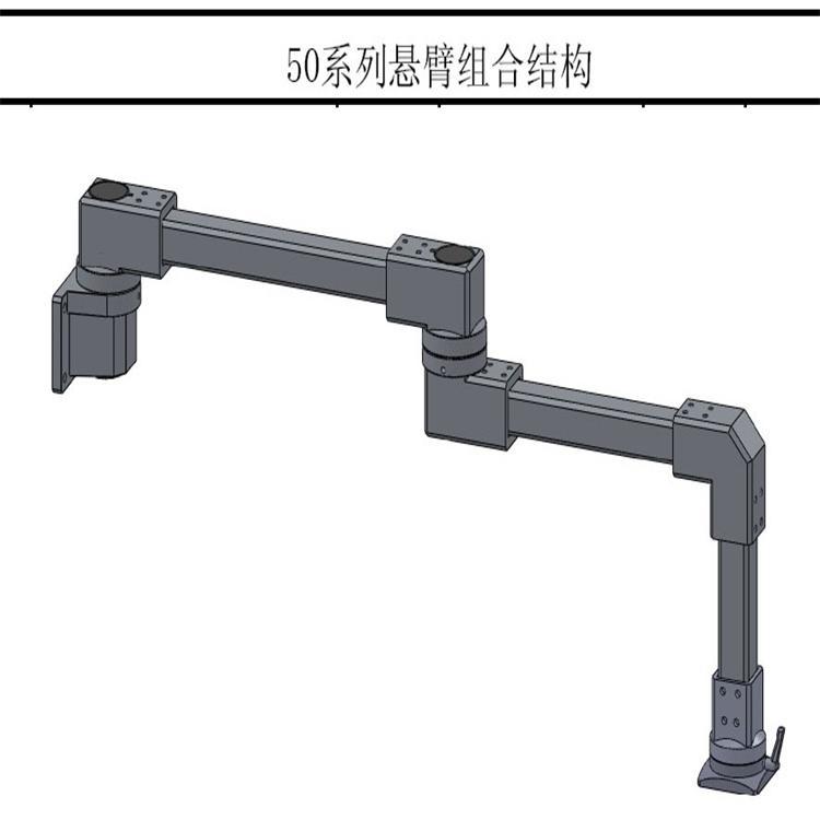 温磬提示 60系列摇臂支架组合结构可