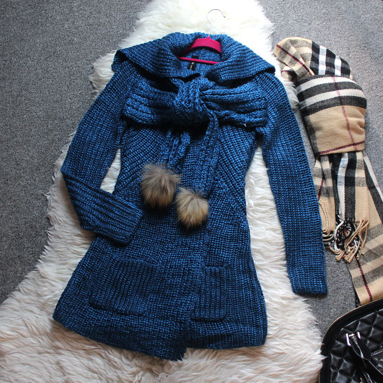 欧美高端品牌 外贸原单 时尚潮流 中<em>长款毛衣</em> 开