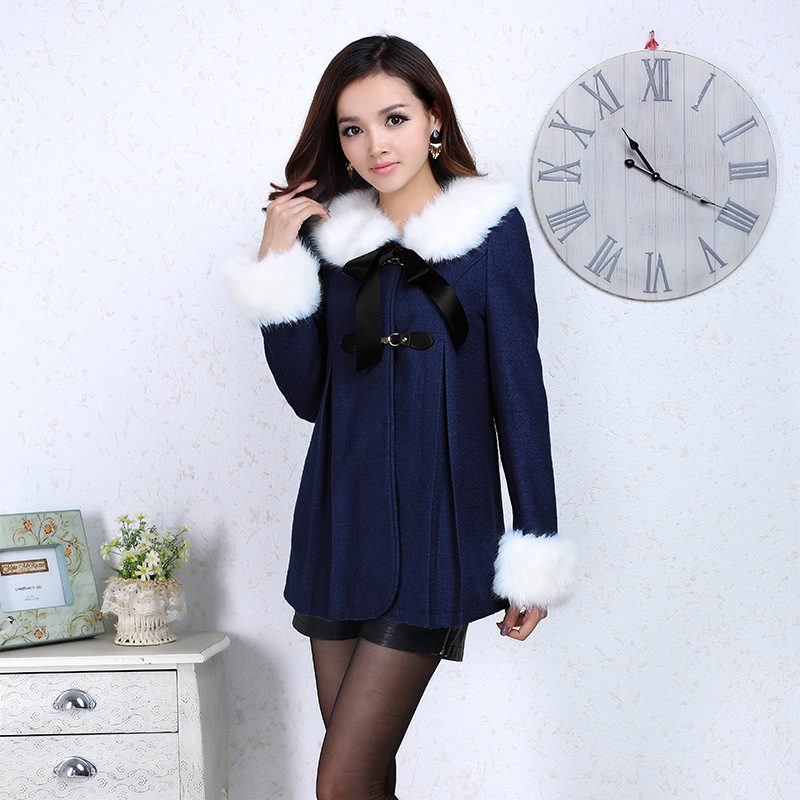 锦藤依恋JTYL1591毛呢外套<em>女</em>韩版<em>秋冬装</em>呢子