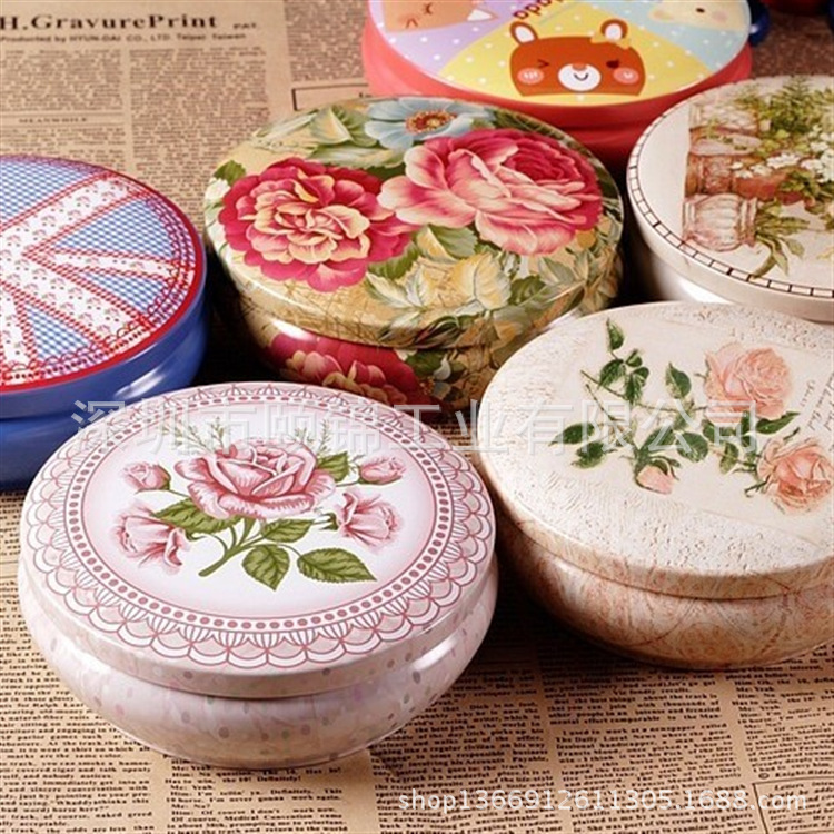 金属罐-针丝包装铁盒子 胸针包装铁盒-金属罐尽