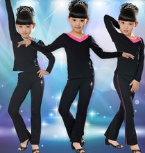 找相似款-新款少儿舞蹈练功服装女童拉丁舞练
