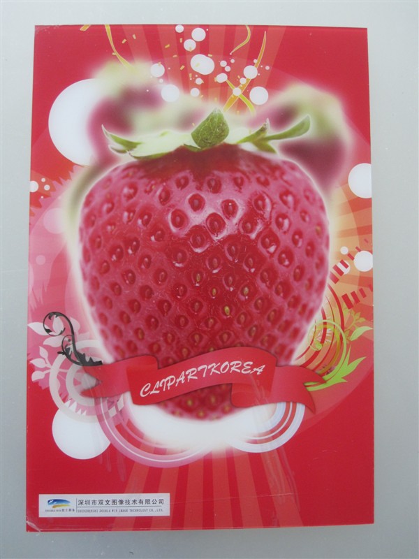 深圳亚克力印刷草莓图