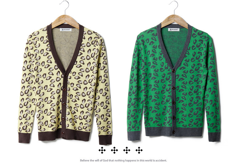 【嘴唇<em>图案</em>印花毛衣<em>男士开衫针织</em>衫毛衣 男式