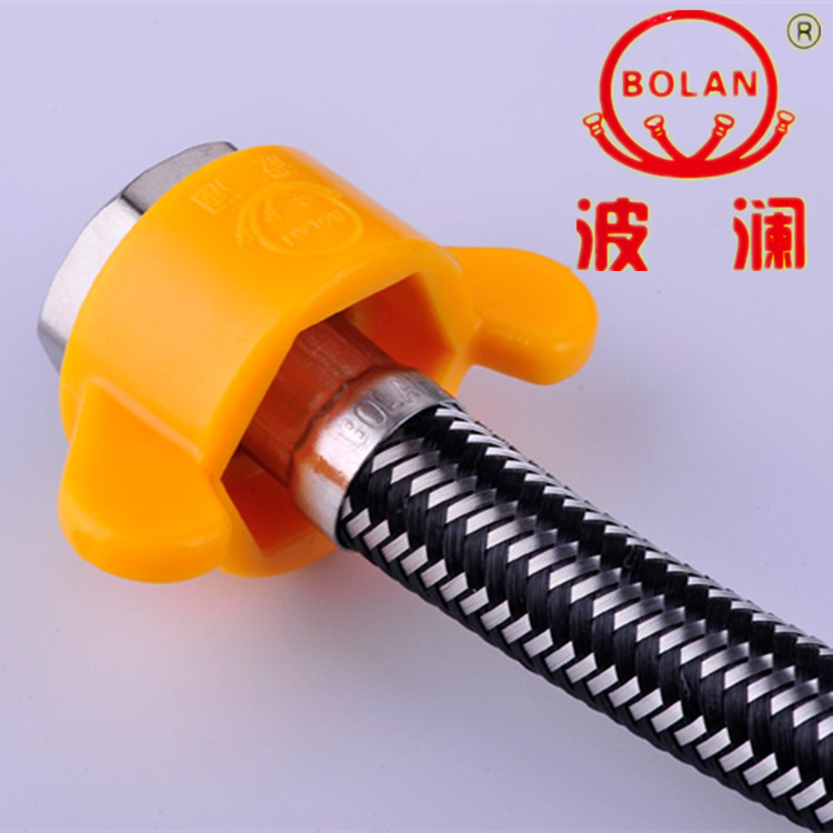 波澜软管 80cm304不锈钢编织软管 进水软管 热