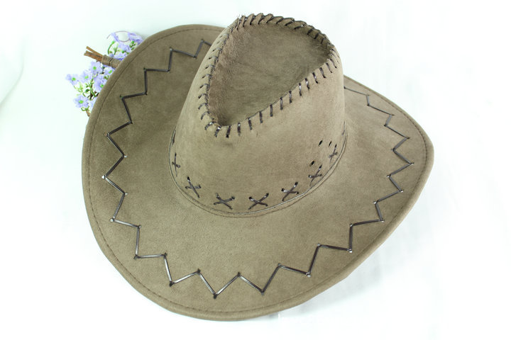 <em>西部</em>牛仔帽子男士<em>女士</em>潮流大檐户外出游舞台表