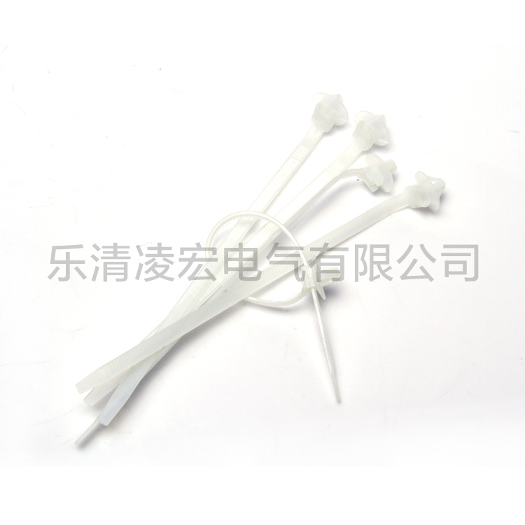 白色电线捆绑带