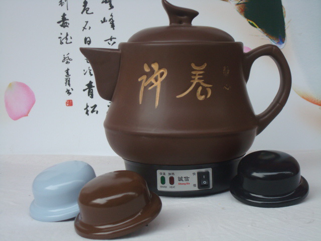 【高级陶瓷发热体保健壶 3.5L南钟壶 电热紫砂