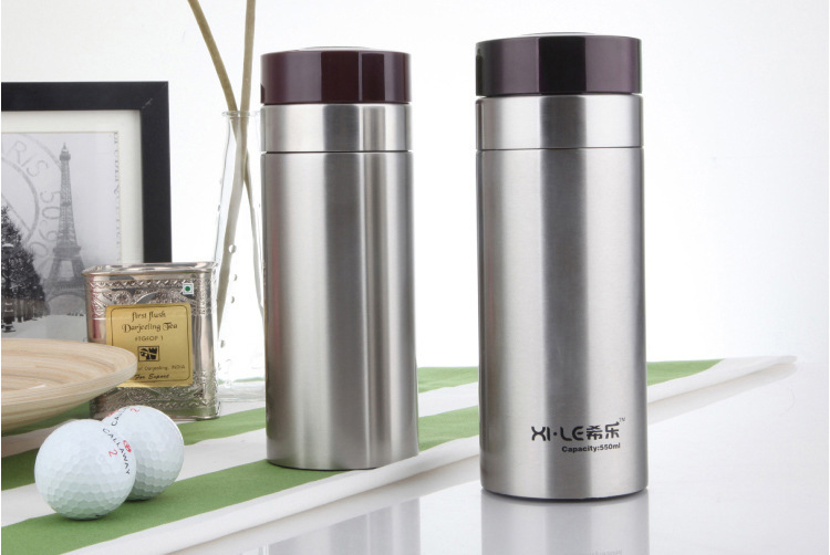 希乐xs-400-3 400ml 保温杯 不锈钢真空杯带滤网泡茶杯办公杯子图片_5