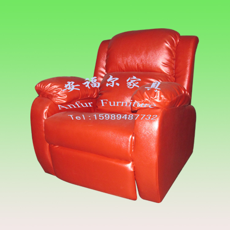 红色珠光软包沙发1