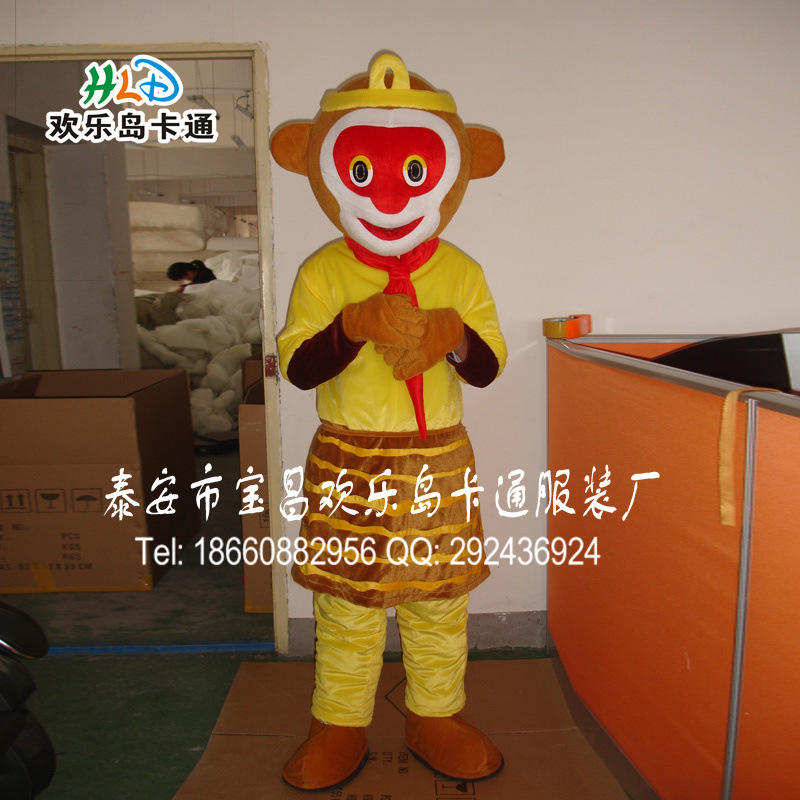 西游记 猴子卡通人偶服装 表演服装 道具服装卡