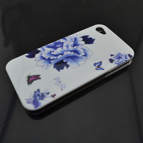 家现货 苹果iphone4\/4S PC塑料 青花瓷手机壳