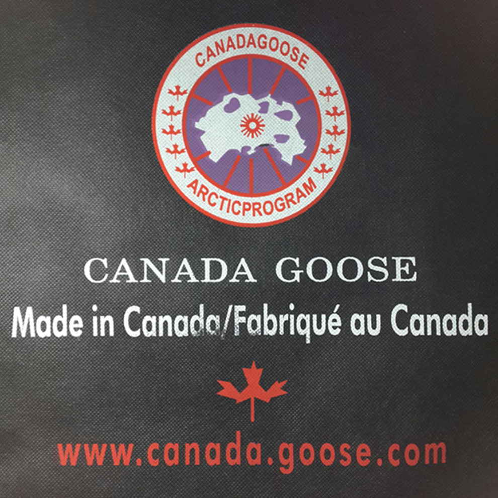 出口外贸canada goose加拿大鹅羽绒服 无纺布包装袋