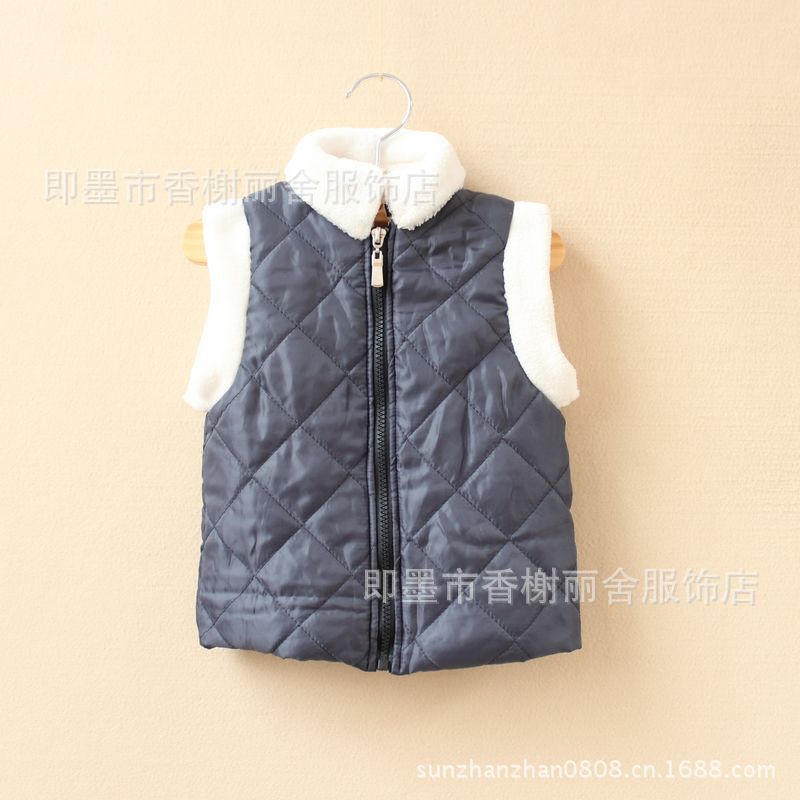 【QY外贸童装<em>批发</em> 秋季新款<em>儿童马甲</em> <em>韩版</em>男女
