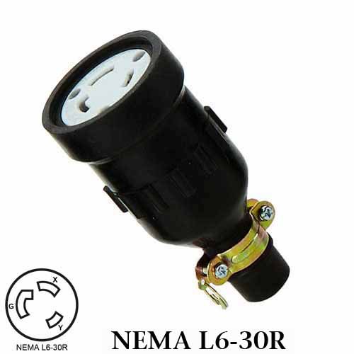 WJ-9331R NEMA L6-30 Locking Co