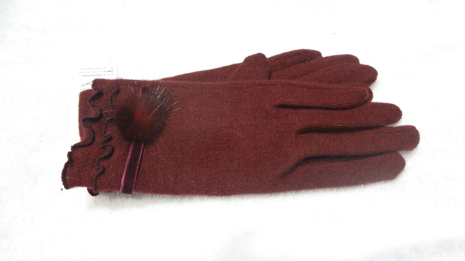 红蝶牌<em>女式</em>休闲潮流精纺羊绒保暖<em>手套批发</em> - 阿