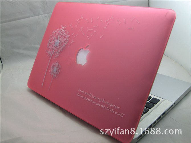 【苹果笔记本水晶外壳 丝印保护壳 彩图外壳 m