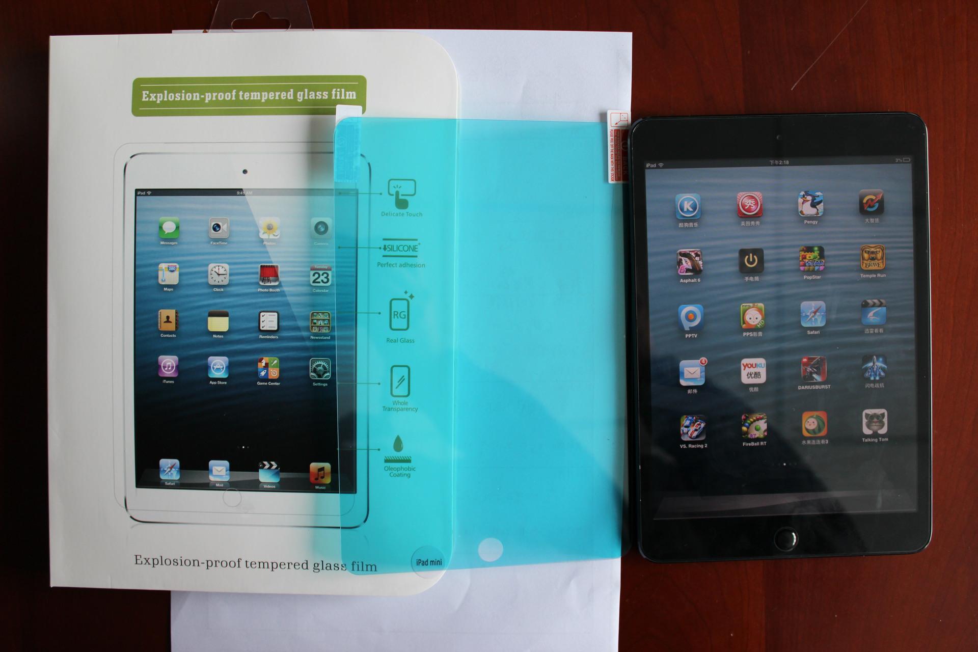[厂家直销]ipad mini 平板钢化玻璃膜 玻璃膜 手机钢化玻璃膜