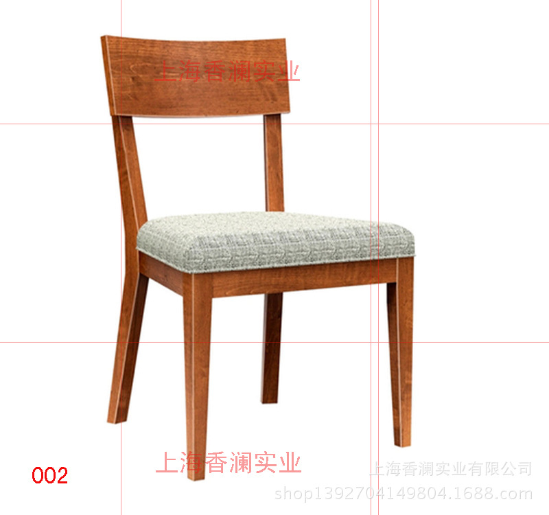 【香澜实业供应优质实木原色清水油漆餐椅】上