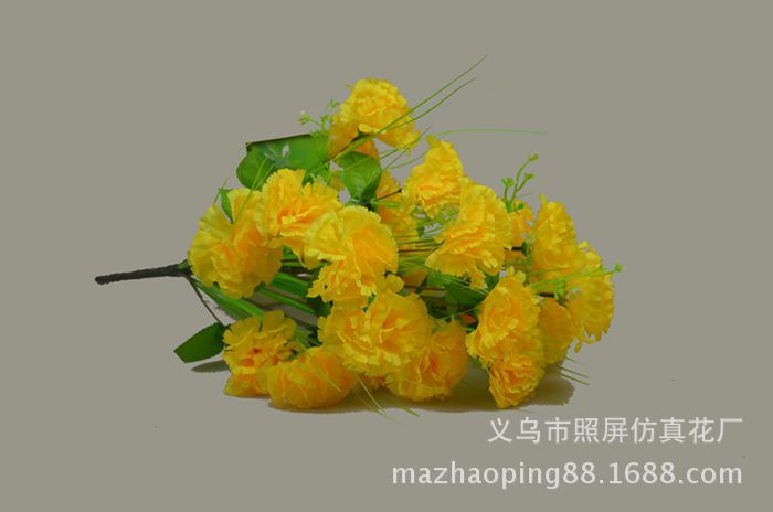 家直销仿真菊花 3层24头低价优质仿真康乃馨花