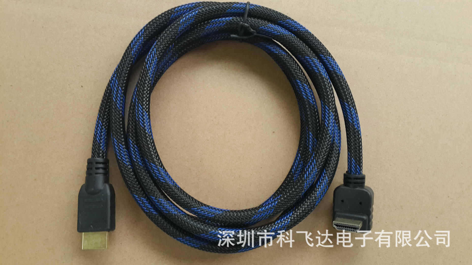 带网1.4版标准hdmi高清线 90度弯头HDMI连接
