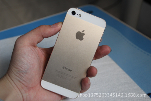 后盖土豪金 iphone壳iPhone5S机身后壳金属中框
