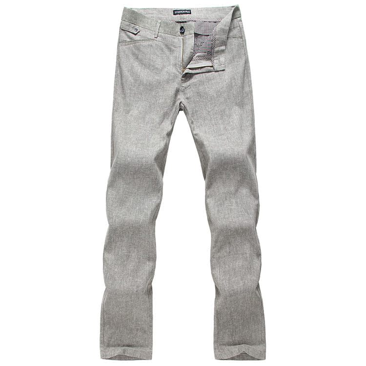 批发采购男式休闲裤-高档品质亚麻裤 夏季男士