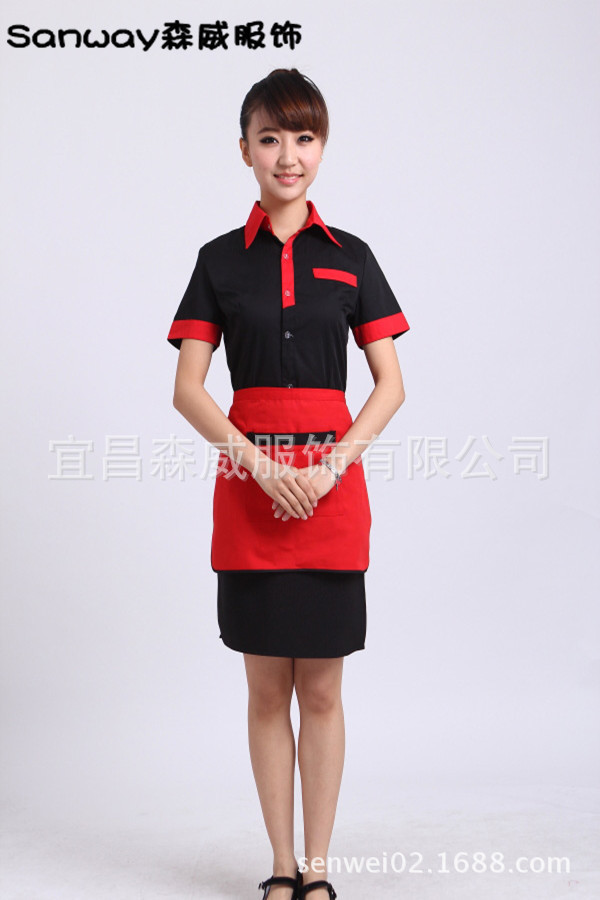 采购制服、工作服-乔百纳 供应短袖餐饮行业服