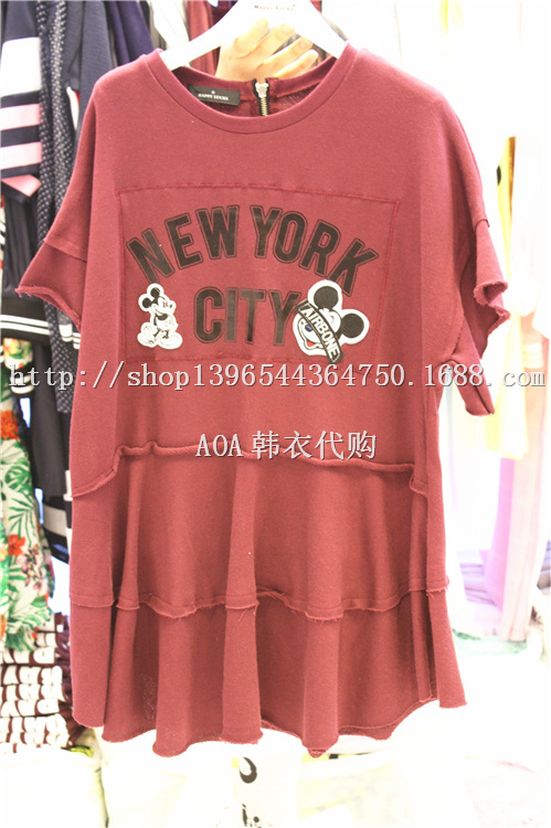 2014夏季新款*<em>AoA</em>*韩衣东大门代购<em>女装</em>米奇字