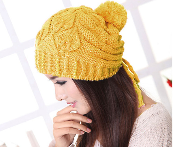 韩国新款 毛线帽子 女士时尚多款针织帽秋冬保暖 小 饰品批发