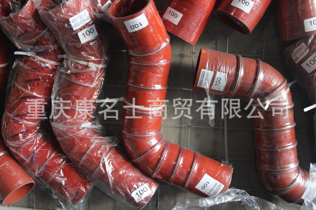 耐酸胶管KMRG-1073++499-弯管100X100弯管-内径100X高压胶管批发,红色钢丝9凸缘9异型内径100XL630XL540XH430XH460-7