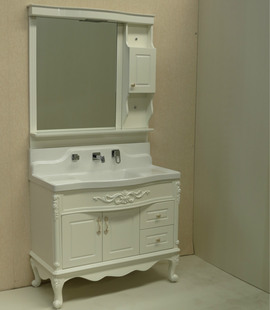 浴室柜-欧式落地柜 玉石盆浴室柜 厂家批发-浴