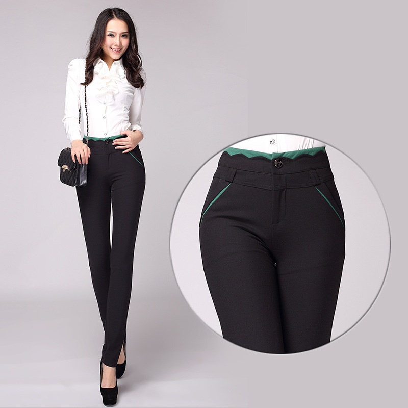 销2014年春季款高弹力小脚时尚<em>女式铅笔裤</em> 1