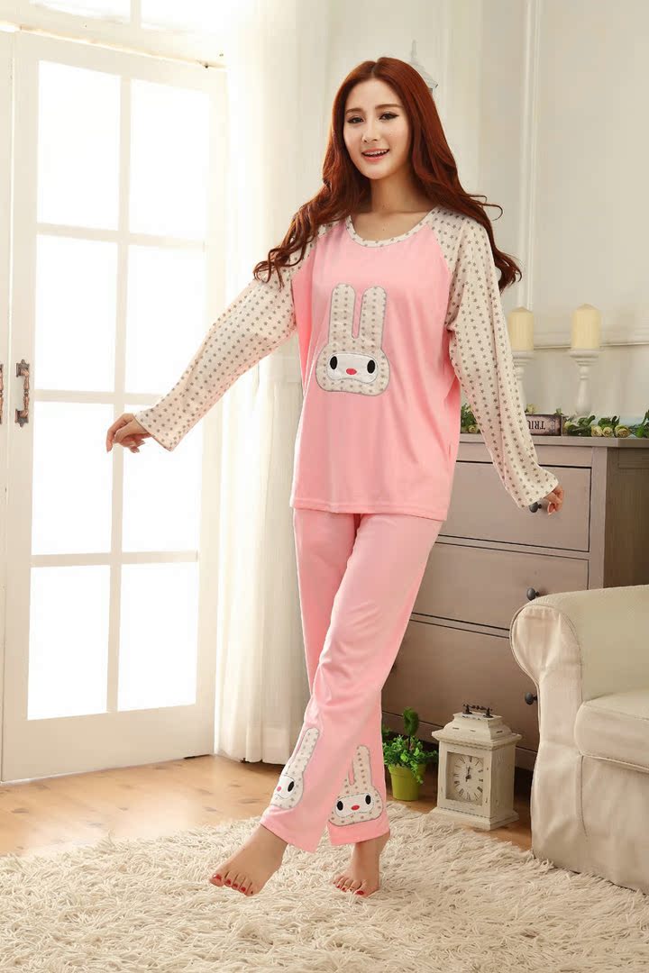 <em>睡衣</em>、家居服-泽芳行<em>睡衣女款秋</em>冬季<em>纯棉</em>长袖