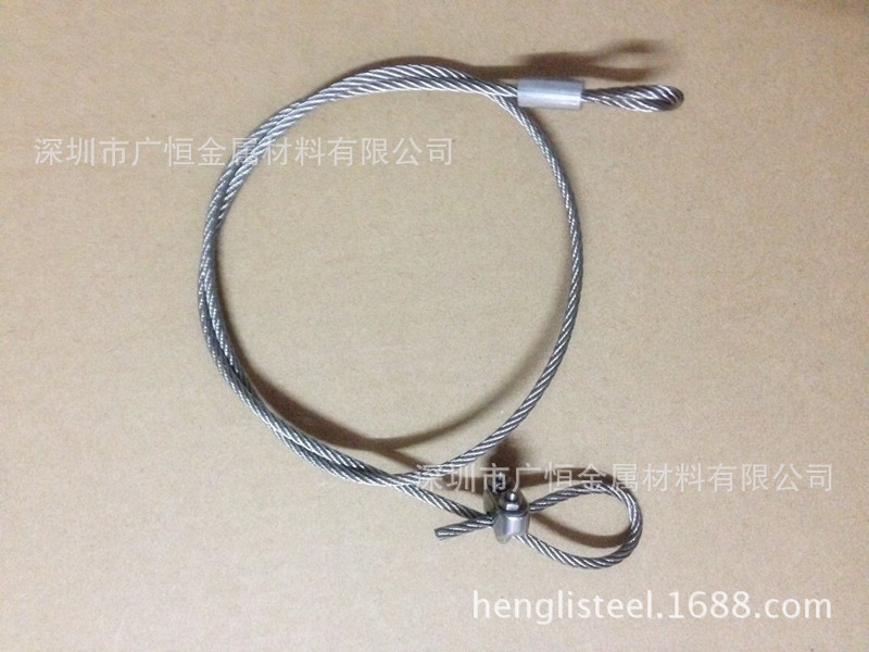 供应钢丝保险绳 不锈钢丝绳