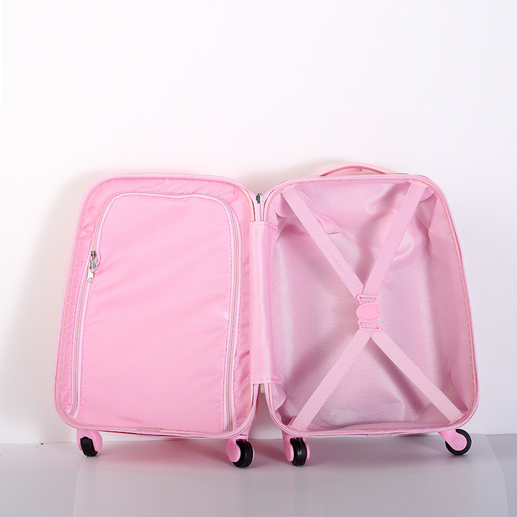 廠傢直銷兒童硬殼拉桿行李箱 汽車款旅行箱 萬向輪登機箱包批發