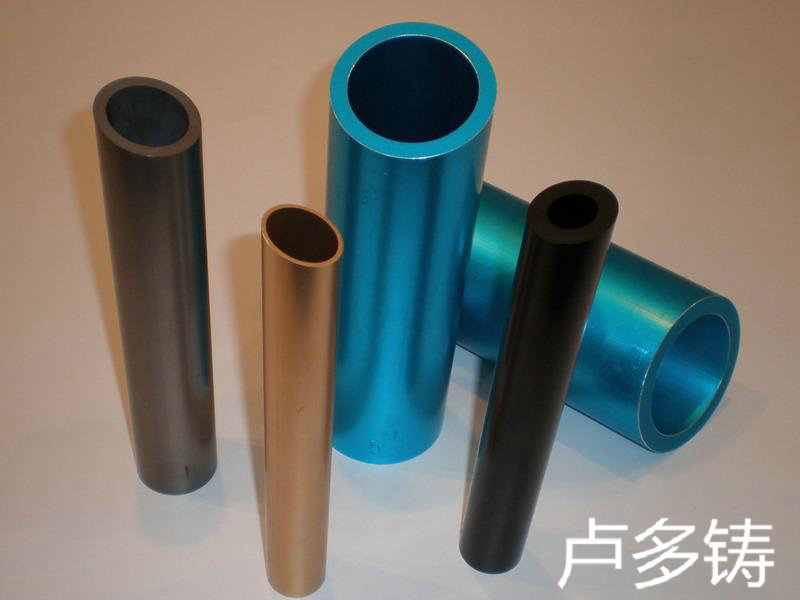 【厂家热销6082彩色铝管 光亮抛光氧化铝管量