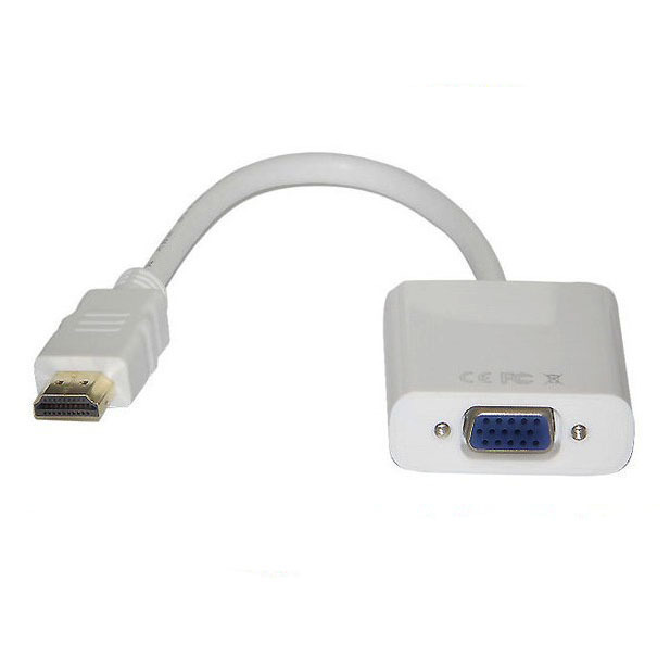 HDMI转VGA,高清转换器,hdmi,to,VGA连接线带音频转接头,带芯片