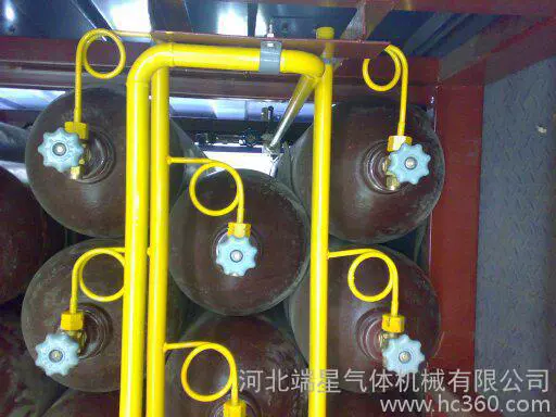 供应端星气瓶集装格集容管 多支管 紫铜管