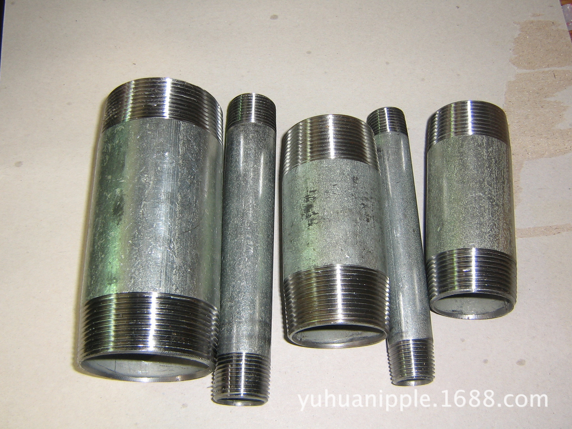 07-7-21镀锌外丝管接图片(玉华金属制品有限公司)