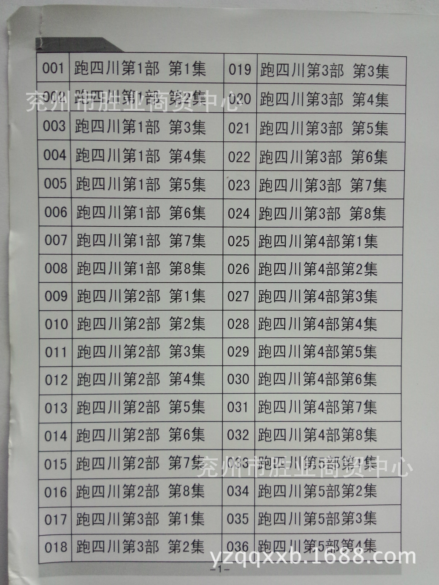 山东济宁8g版内存卡 沂蒙小调视频 跑四川全集 共9部72集详情 中国