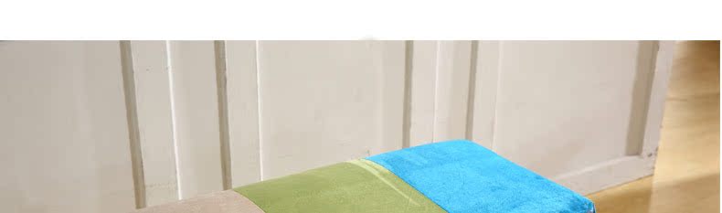 【梦梵】现代客厅布艺沙发 条纹彩色小户型布艺沙发组合 一件代发
