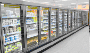 云南海尔开利超越节能冷藏立柜 立式冷藏柜 超市展示柜 保鲜柜