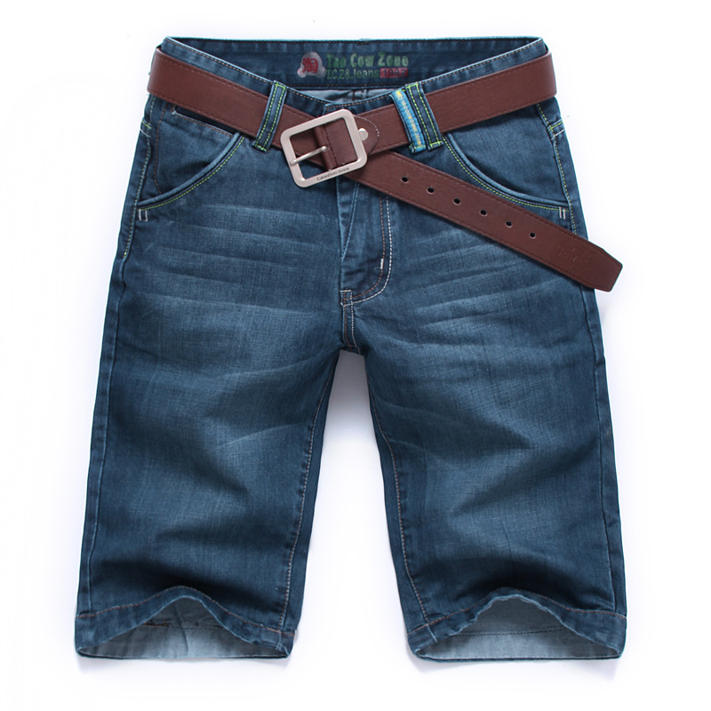 2014韩版<em>男士</em>夏装夏季<em>男士</em>休闲牛仔短裤<em>马裤</em>